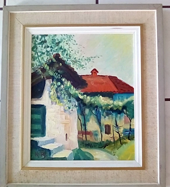 OELGEMAELDE, KARL BEUTLER von 1965, Original, signiert, Nachlass EUR