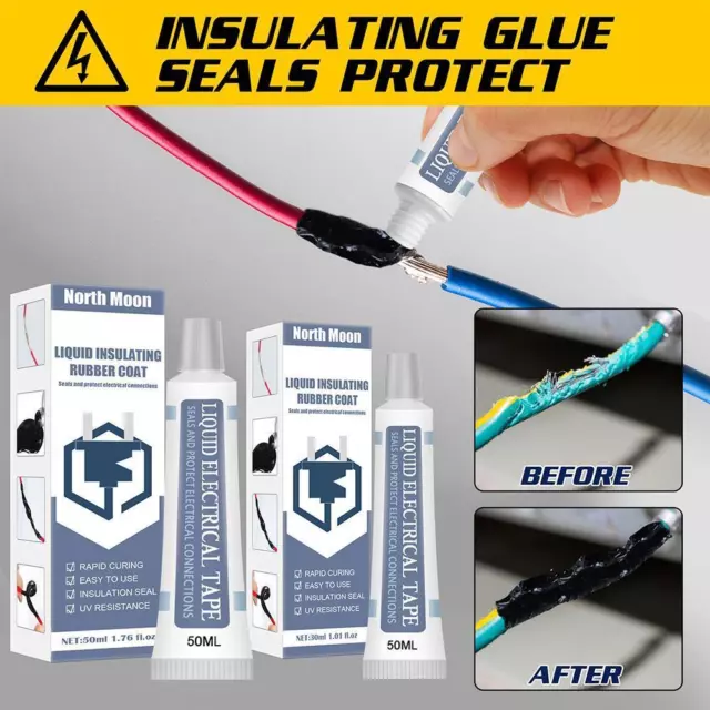 Insulation Electrical Sealant Liquid Tape Paste Waterproof Fast Dry Sealing