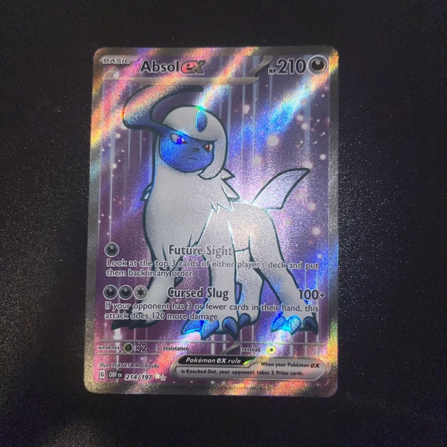 Pokémon - Absol ex 214/197 - Obsidian Flames - Ultra Rare - Full Art - Collectible Card - 1 Piece