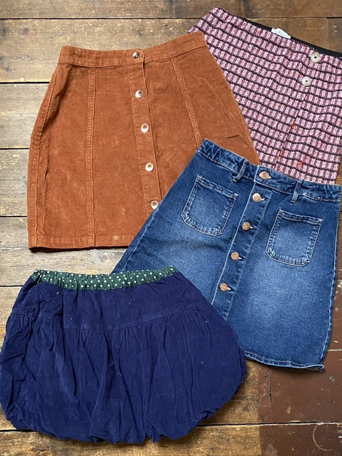 Girls skirts bundle age 13-14 years Zara H&M TU denim corduroy
