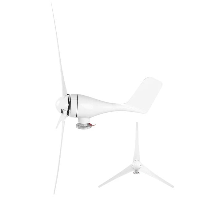Kit de turbinas eólicas (24V) 400W 3 palas turbinas eólicas generador pequeña fuente de alimentación