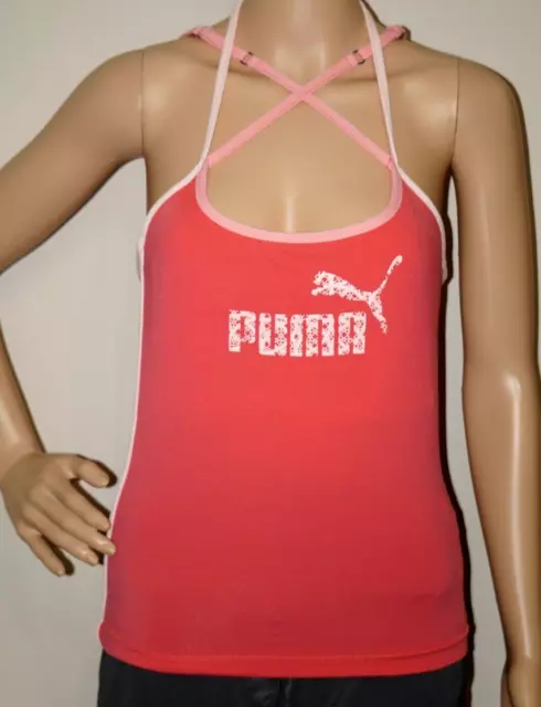 NWT PUMA Women's sports bra tank top pink Size M/L