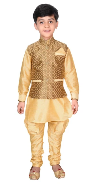 Pigiama bambino 3 pz Sherwani Pigiama festa di nozze indiano EB 946