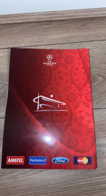 UEFA CHAMPIONS LEAGUE FINAL 2005 PROGRAMME AC Milan v Liverpool Istanbul match! 2