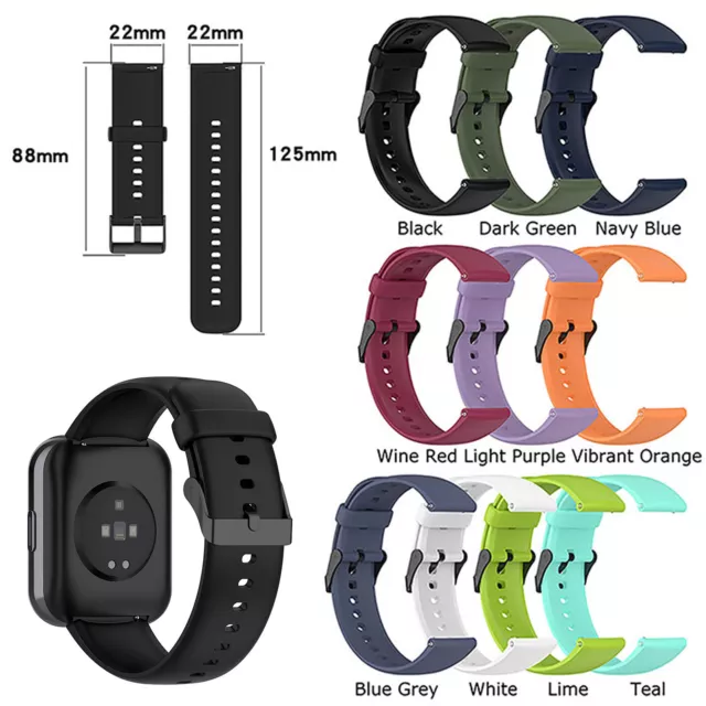 Replacement Silicone Watch Band Strap Bracelet for Realme Watch 2/2 Pro/S Pro