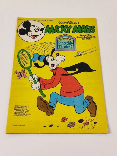 Micky Maus 1978 - Heft Nr.: 39 (26.9.1978) | Comic < SEHR GUT >