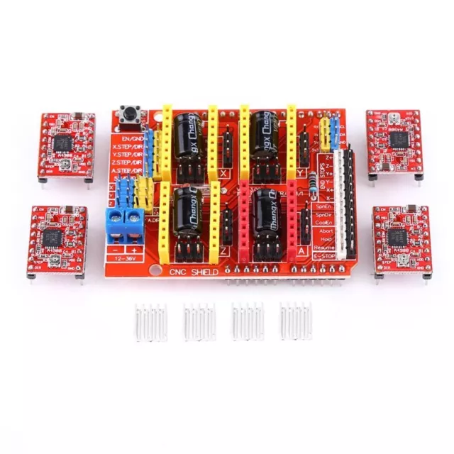 DC 12V to 36V CNC Shield Expansion Board  Stepper Motor Driver Easy to use