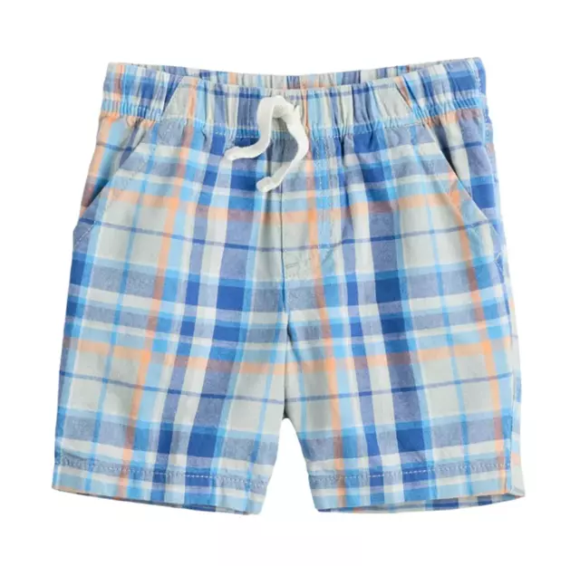 Baby & Toddler Boy Jumping Beans Size 18 Months Plaid Canvas Shorts