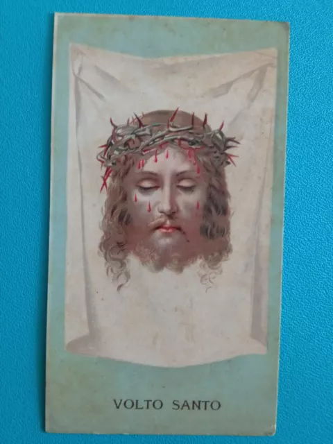 Santino -  Gesu Cristo - Volto Santo - Carolus Nardi 1898