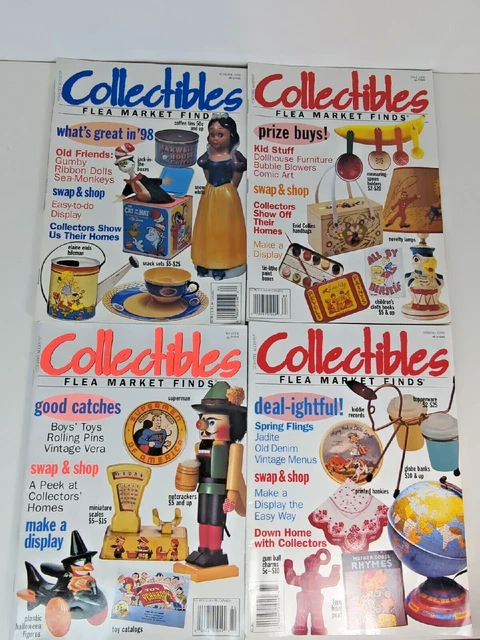 COLLECTIBLES FLEA MARKET Finds Magazines Winter Spring Summer Fall 1998 ...
