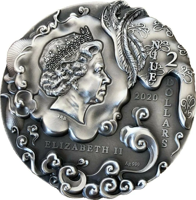 2020 Niue $2 - SUN WUKONG Journey To The West - 2oz Silver Coin 2
