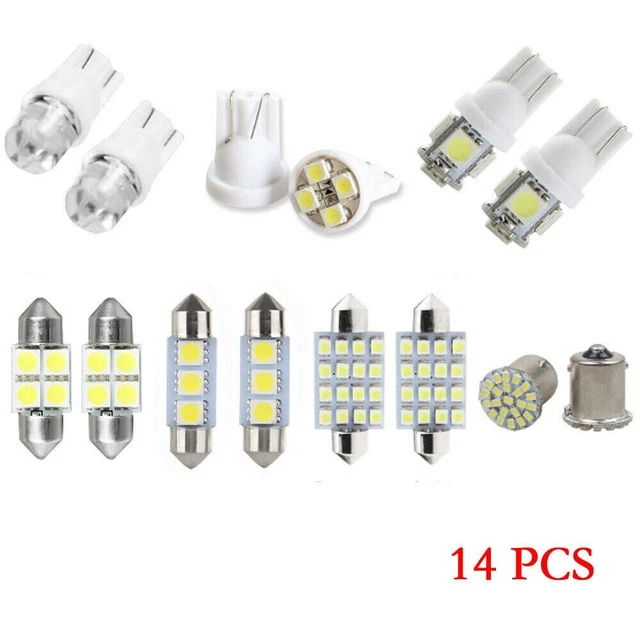 Car Auto Interior LED Map Dome License Plate Light 6000K~8000K Assortment Parts