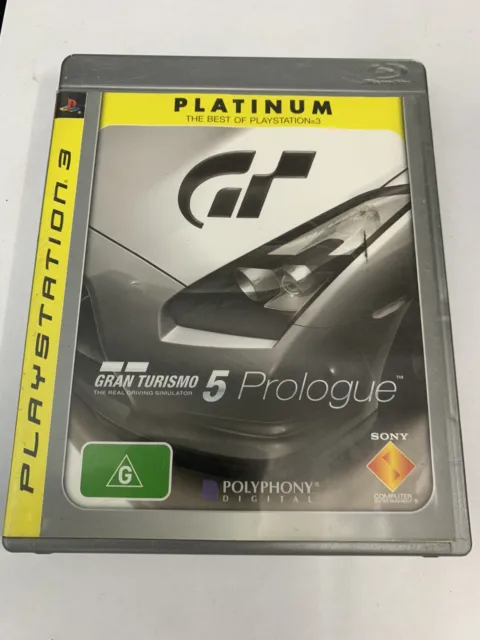 PS3 Gran Turismo 5 Prologue PAL With Manual (b46/1) Free Postage