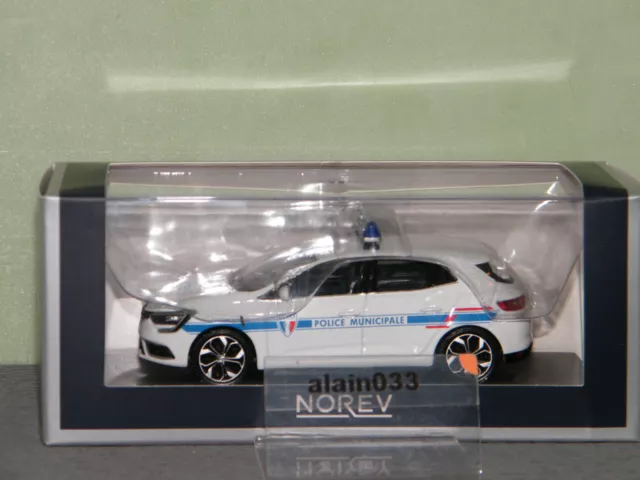 RENAULT MEGANE 2016 Police Municipale NOREV 1/43 Ref 517722 3