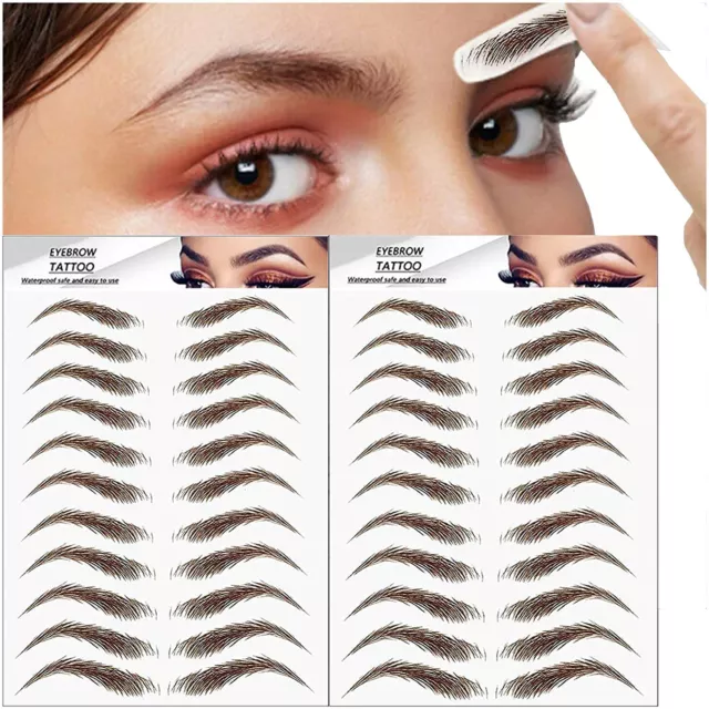 Waterproof Authentic False Eyebrows 6D Hair-like Eyebrow Eyebrow Tattoo Sticker