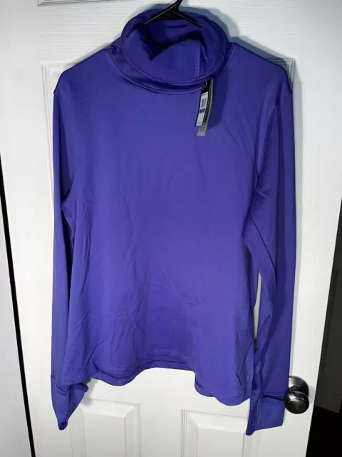 $60 Under Armour Cold Gear Infrared Up Pace Funnel Neck Shirt Women’s Large