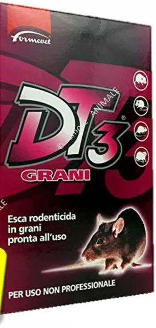 DT3 GRANO VELENO per topi 150gr esca ratticida e topicida elimina topi e  ratti EUR 12,50 - PicClick IT