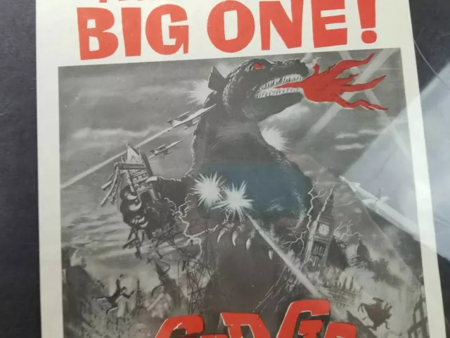 1961 Gorgo This is the Big One Monster Motion Picture Framed Movie Poster Ad MGM 3