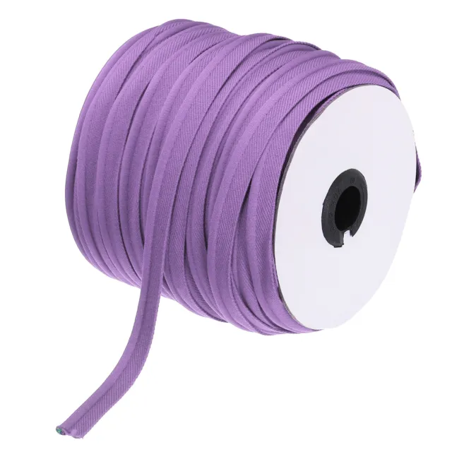 Borde de cable de tubería 65 yardas cinta de tubería 1/2 pulgada para tela de coser violeta