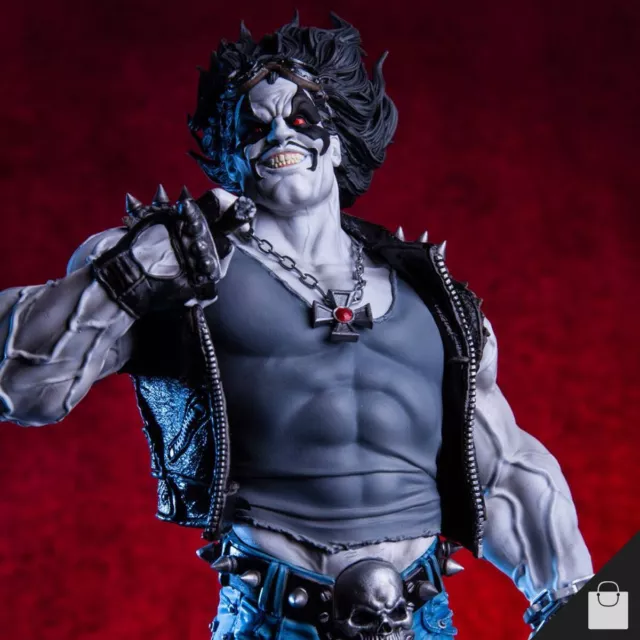 Iron Studios Lobo Statue Ivan Reis Figure 1:10 Rare Limited Edition DC Comics