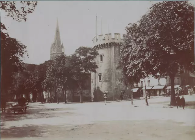 France, Caen, Boulevard Saint-Pierre Vintage print, tirage d&#039;époque,  Tir