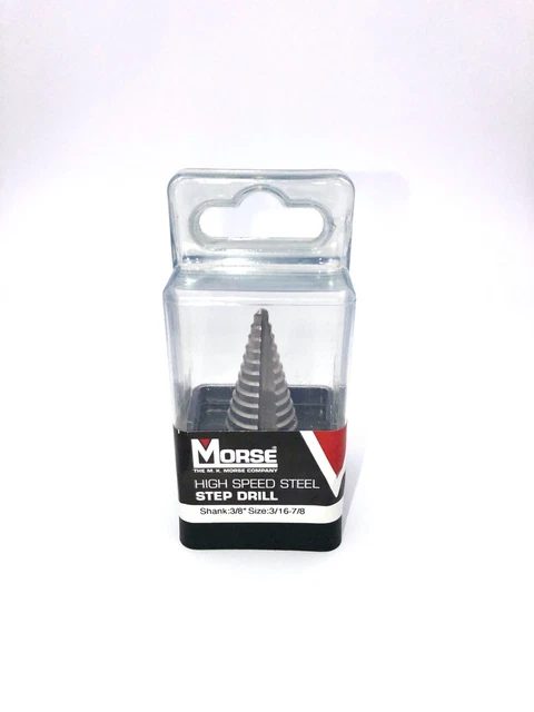 MK Morse ESD03 Step Drill Bit 3/16" To 7/8" By 16ths