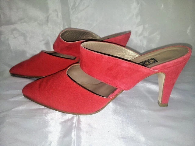 Sandales Femmes Sabot Rouge Chaussures Talon Medium 35,5 Femme Femmes Mujer Obuv