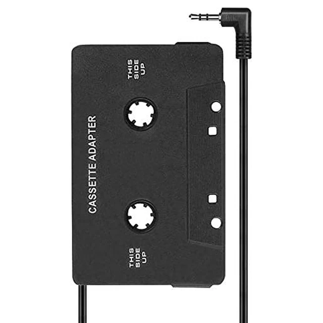 CASSETTE TAPE ADAPTER 3.5mm AUX Audio Play music iPod DVD CD Player