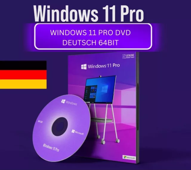 Microsoft Windows 11 Pro DVD Software Professional DVD Deutsch