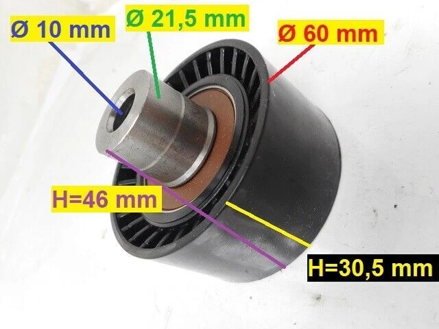 Roulement à rouleaux de tendeur de courroie d'alternateur de moteur pour...
