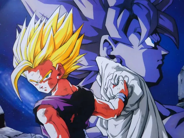 Dragon Ball Poster Cell and Saiyajins at the Cell games 18inx12in