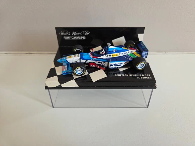 F1 1/43 Benetton Renault B196 - G. Berger - Minichamps T2M - Limited 500 Pcs