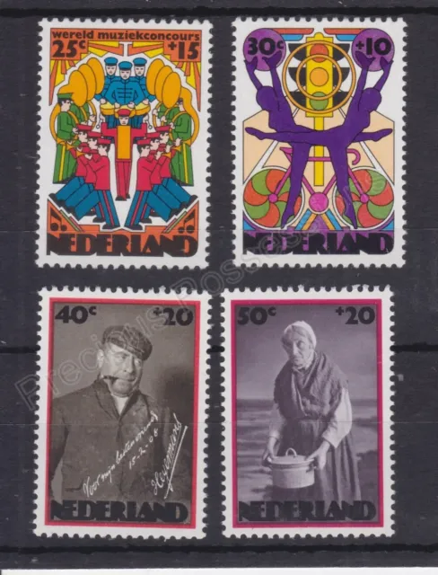 Netherlands Mnh Stamp Set 1974 Cultural Health  Social Welfare Fund Sg 1187-1190