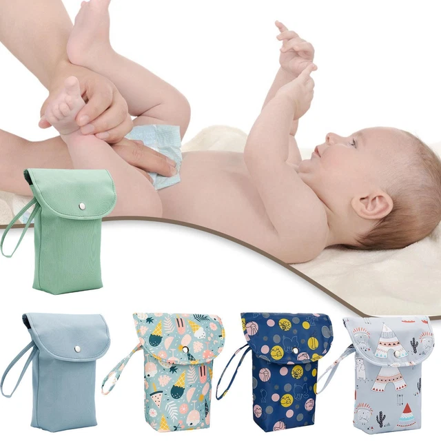 Portable Baby Infant Diaper Nappy Storage Bag Wet Dry Pouch Zipper Bxpc Q8J0 3