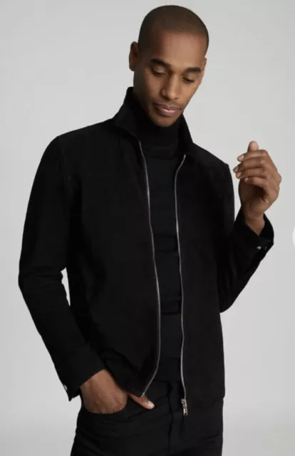 Reiss mens deals suede jacket