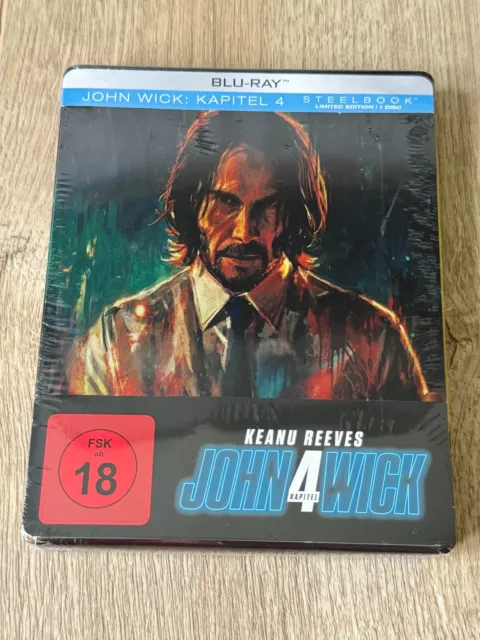 John Wick: Kapitel 4 Uncut (Steelbook) ● 4K UHD Blu-Ray ● NEU & OVP