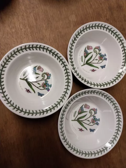3 Portmeirion Cerial bowls