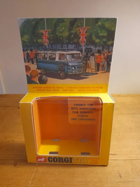 Corgi #479 Commer Mobile Camera Van Reproduction Box