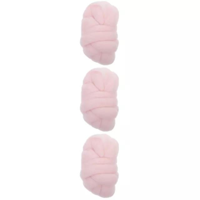 3 Pack Farbige Wollstreifen Handlocher Bastelmaterial Für Kinder Nadelfilz