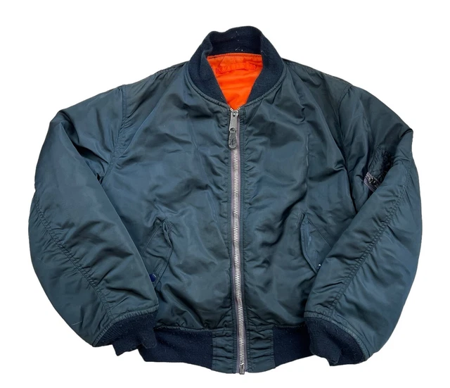 VINTAGE ALPHA INDUSTRIES Military Jacket M 70s M65 Field Cold