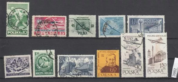 Briefmarken Polen gestempelt
