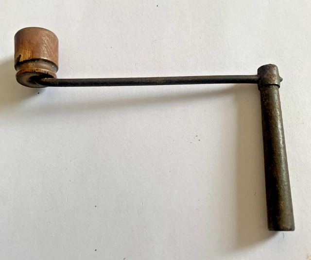 Clé Manivelle + Corde Paraffinée 4,20m Pour Horloge Comtoise