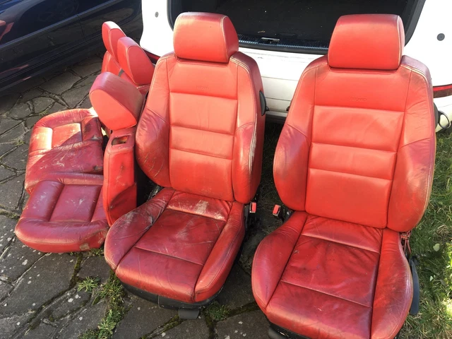 VW GOLF GTI MK4 RECARO SEATS RED LEATHER 3Dr/5Dr Seats