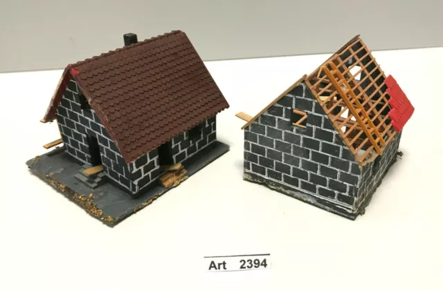 Faller B-246.1 H0 2 Häuser im Bau,Mischbauweise,1:87,1953-1960,sehr selten & RAR