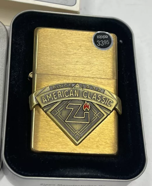 Zippo 2000 American Classic 1937 Replica Brass Lighter Sealed In Box W32