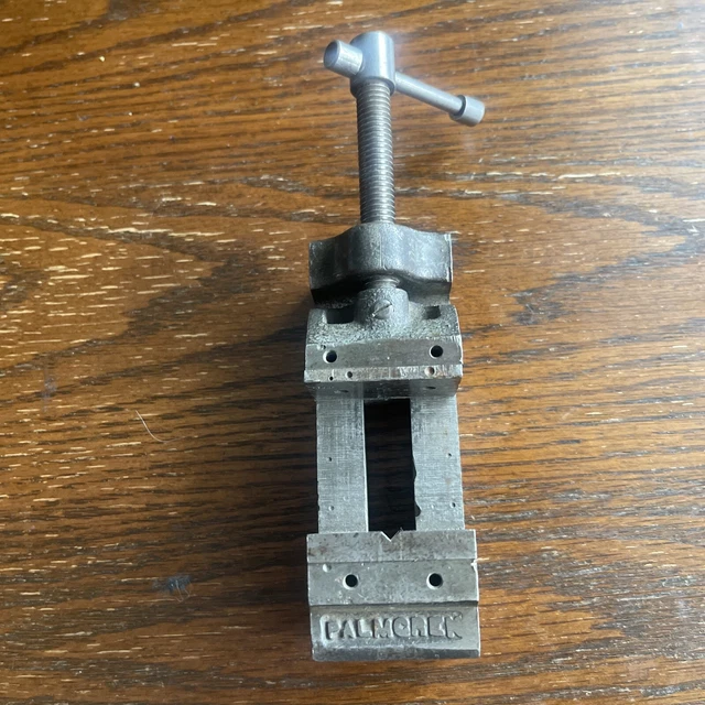 Vintage Palmgren Vise, Machinest Drill Press, Read!