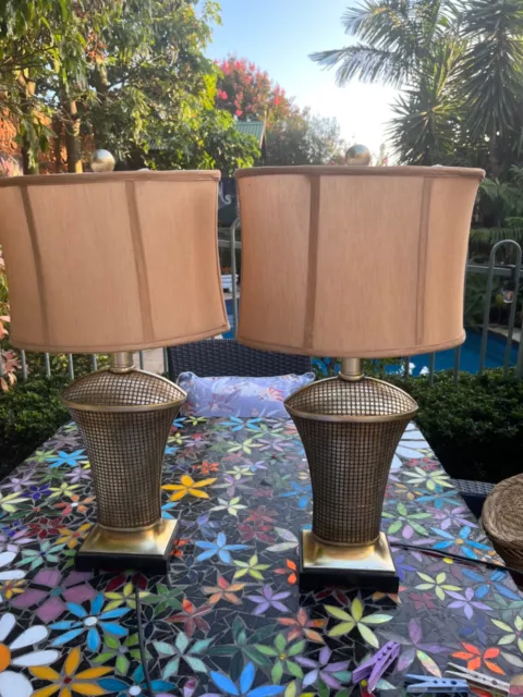 Vintage  table lamps x 2