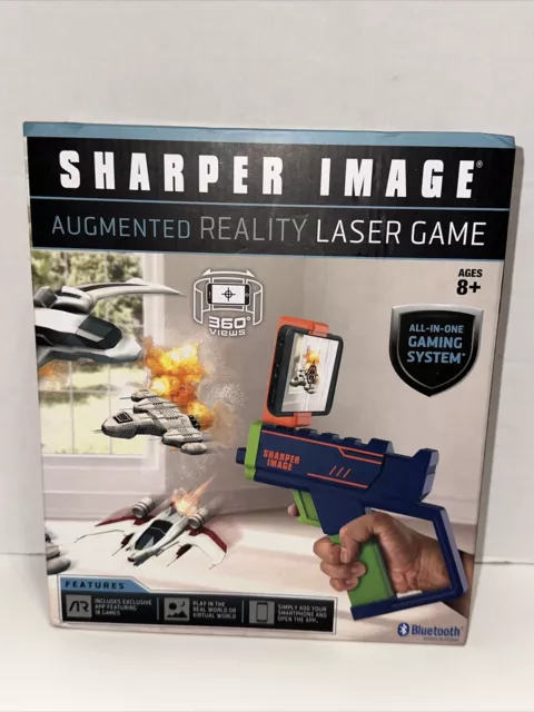 Reality Laser Game Augmented Bluetooth Age 8+ Bluetooth Sharper Image NEW A19