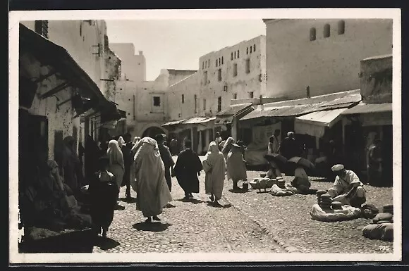 CPA Tetuan, Bazares árabes, Casbah