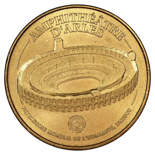 France médaille touristique - Amphithéâtre d'Arles - 2014 - MDP Monnaie de Paris